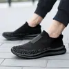 23 Pares de Meias em Estoque Primavera e Verão Tendência Transfronteiriça Respiráveis Tênis de Corrida Leves Malha Verão Tamanho Grande Calçados Esportivos Tamanho 46 Dropshipping