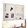 Painel de mensagens para parede de fotos autoadesivo sem pregos feltro jardim de infância painel de exibição de trabalhos culturais outras impressões aniversário