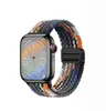 Adecuado para Correas de Apple Watch, Correas de Reloj Applewatchs11, 10 de Nylon 9 Tejidas 87 Hebilla Magnética Correas de iWatch