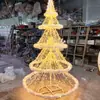 Luces LED Navideñas Forma de Papá Noel Reno Luces Grandes Interiores Exteriores Comerciales Supermercados Lugares Escénicos Muñeco de Nieve Decorativas Luces de Colores