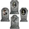 Placa Popular de Halloween Transfronteiriça, Placa Decorativa de Halloween em Forma de Lápide para Jardim Externo e Quintal