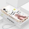Funda para Teléfono Móvil Xiaomi Red Rice K50 Edición Extrema Borde Recto Galvanizado Futuro Disponible Texto Lateral Funda Suave Integral