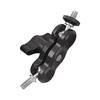 Abrazadera Articulada Universal con Tornillo de 1/4 Metal Doble Rótula Cardán Soporte de Expansión Abrazadera Multifuncional de Cacahuete