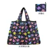 Bolsa de Compras de Supermercado Desenho Animado Fofa Dobrável Bolsa de Proteção Ambiental Impermeável Portátil Grande Capacidade Bolsa de Mão Bolsa de Ombro para Compras