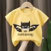 Nueva Camiseta de Algodón de Manga Corta para Niños Tops para Bebé para Niñas Verano Algodón Puro Manga Media Comercio Exterior Ropa para Niños al Por Mayor