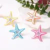 Anel Ajustável Europeu e Americano Transfronteiriço Moda Criativa Gradiente Diamante Cintilante Estilo Oceano Estrela do Mar Vibe de Praia Joias Femininas