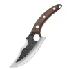 Hecho a medida por el fabricante: Cuchillo de deshuesar en forma de anillo de 6 pulgadas, Cuchillo pequeño curvo para acampar al aire libre, Cuchillo táctico, Cuchillo para barbacoa, Cuchillo para desollar