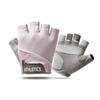 Guantes de medio dedo para mujer para fitness, anticocón, para montar al aire libre, antideslizantes, resistentes al desgaste, equipo deportivo para escalada en roca, cuerda para saltar de hierro, barra horizontal
