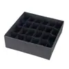 Caja de almacenamiento para ropa interior color rosa beige de cuatro piezas caja de almacenamiento de tela para calcetines caja de almacenamiento para sujetadores 6 compartimentos 7 compartimentos 8 compartimentos 2