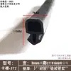 Tira de Vedação para Ranhura de Vidro de Porta e Janela em Liga de Alumínio 34*30mm À Prova de Vento Tipo Ranhura com Cabeça de Cogumelo Resistente ao Envelhecimento