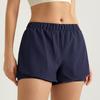 Pantalones Cortos Deportivos Falsos de Dos Piezas Chuanton Antideslizantes para Mujer de Secado Rápido Deportivos de Tres Puntos con Bolsillo Transpirables Sueltos para Montar