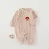 Mameluco para Bebés Niños y Niñas, Manga Larga Modelo Nuevo 2025, Algodón Puro, Ropa para Recién Nacidos Clase A, Ropa para Bebés para Todas las Estaciones