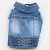 Ropa para Perros Teddy VIP Bixiong Patrón de Rasguños Retro Chaleco de Mezclilla Chaleco Personalizado Ropa para Mascotas Primavera y Otoño