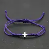 Pulsera de Cruz Nueva Europea y Americana Pulsera de Cuerda Roja Tejida a Mano Pulsera Fuente de Comercio Electrónico Transfronterizo