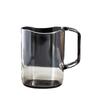 Taza para enjuague bucal estilo japonés Creativa Moda Simple Taza para cepillado de dientes para pareja Vaso de enjuague bucal para baño Vaso de plástico transparente Soporte para cepillo de dientes