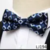 Gravata Borboleta Masculina para Negócios, Casamento, Festa, Traje de Noite, Gravata Borboleta de Poliéster Seda Jacquard, Gravata Borboleta Formal Retro de Alta Qualidade