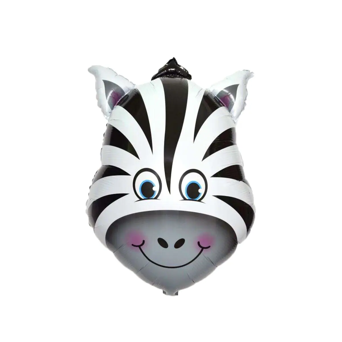 SP044-14英寸Zany Zebra头铝膜气球