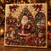 Kit de Artesanato de Pintura Diamante de Natal 5D Cruzamento de Fronteiras Pintura de Pérola Artesanal DIY