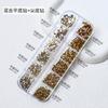 12 rejillas accesorios para uñas diamantes planos mixtos diamantes para uñas accesorios de diamantes para uñas accesorios para uñas japonesas diamantes de punta de vidrio
