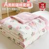 Núcleo de Colcha de Algodão Puro Xinjiang Colcha Fresca de Verão Colcha para Ar Condicionado Colcha de Primavera e Outono Algodão Puro Lavável à Máquina Verão Dormitório Estudantil Colcha de Inverno