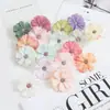Flores Simuladas DIY Cabezas de Flores Multicapa Flores de Seda Flores Falsas Decoración de Boda Flores Flor de Seis Pétalos Flores para Cabeza de Ópera
