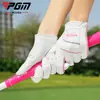 Guantes de Golf Pgm para Niños y Niñas, Piel de Cordero Transpirable Par de Guantes Deportivos, Venta Directa de Fábrica