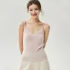 Novo colete térmico de cashmere com decote V para outono e inverno da Bai Cai Rong para mulheres, com bojos embutidos e acabamento em renda, perfeito como camisola ou camada interna