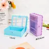 Caixa de Armazenamento Livro Mágico Estilo Escandinavo Criativo Caixa de Armazenamento de Joias para Desktop Esculpida Exquisiteca Artesanal DIY para Crianças Corpo Principal