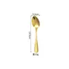 1010 Set de 4 Piezas de Cubiertos de Acero Inoxidable de una Sola Línea para Mesa, Tenedor y Cuchara, Cuchara de Postre para Hotel, Tenedor de Fruta, Set de Cubiertos Occidentales