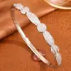 Pulsera de Moda en Forma de C para Mujer, Lujo Ligero Versátil Estilo Pandora de Gama Alta No Descolorante Pulsera de Doble Anillo H al por Mayor
