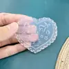 Molde de Arte para Uñas de Dibujos Animados al por Mayor Silicona de Alta Transparencia No se Pone Blanco Molde para Uñas de Epoxi Flor de Tulipán Lazo