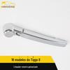 Adequado para 18 modelos de Ruihu 8 galvanizado limpador traseiro tira brilhante Ruihu 8 tampa do limpador traseiro adesivos decorativos aparência peças automotivas