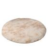Goma para el pelo de seda teñida tie-dye Alfombra redonda para sala de estar Manta para mesita de noche de dormitorio Cesta colgante Silla de computadora Felpudo para el suelo Tocador Vestidor Felpudo para el pie