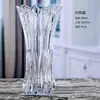 Vaso de Vidro Cristalino, Transparente e Espessado, para Bambu da Sorte Atacado, Arranjo de Flores Hidropônicas, Decoração Criativa Grande para Sala de Estar, Flores Secas