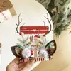 Pinzas Navideñas para el Cabello para Mujer, Pinzas Laterales de Sombrero Navideño, Accesorios para el Cabello, Pasadores, Pinzas de Cocodrilo, Adornos Navideños para la Cabeza