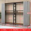 Arara de Roupas Estilo Aberto para Uso Doméstico, Cabideiro para Quarto, Guarda-Roupa Espessado e Reforçado, Closet de Metal Simples de Chão