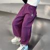 Calça de Moletom Casual de Outono para Meninas Colaboração Kuromi 2026 Nova Larga de Perna Larga para Crianças Mais Velhas Atacado