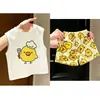 Conjunto Infantil Snot Pig Camiseta Gola Redonda + Calça Fofo Desenho Animado Colete Shorts Solto Versátil Conjunto Infantil