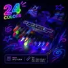 Caneta Tatuagem Pintura Corporal Glow-in-the-Dark Mais Vendida da Temu para Festas de Feriado e Atmosfera de Bar Marcador de Maquiagem Facial