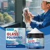 Jue Fish Polish para Vidro Brilho Diário Janela Transparente Multiuso Casa Comercial Creme para Cuidado de Vidro