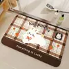 Alfombra de Baño de Barro de Diatomeas con Dibujos de Animales, Secado Rápido, Absorbente de Agua, Antideslizante, Felpudo Absorbente de Agua, Felpudo Multiestilo para Baño al por Mayor