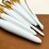 Mango de Cepillo de Madera de Haya Set de 9 Brochas de Maquillaje con Cerdas de Fibra Sintética para Polvo Suelto, Rubor, Hecho a Medida por el Fabricante para Sombra de Ojos