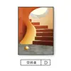 Pintura Decorativa Moderna Minimalista de Luxo Nichado para Homestay Mural Espacial de Sala de Estar Estilo Nórdico Pintura Suspensa para Corredor de Entrada