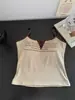 Camisola de punto con bloques de color y estampado de letras para mujer, verano, con copas en el pecho, corte ajustado, favorecedora, para chicas con estilo para llevar como prenda exterior