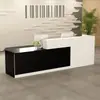 Balcão de caixa moderno, design minimalista e moderno, adequado para pequenas lojas, lojas de conveniência e balcões de recepção; novos modelos e outras opções