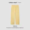 Pantalones de pijama de algodón puro para mujer estilo japonés, pantalones largos para primavera y verano, holgados y finos, talla grande, algodón lavado, pantalones casuales a cuadros para casa, se pueden usar afuera