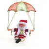 Contas de escalada elétricas Papai Noel escada de escalada simples escada de escalada dupla carrinho de veado com paraquedas escalada de chaminé corda de escalada brinquedos de Natal