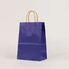 Panificação Transfronteiriça, Café, Chá com Leite, Catering, Sacos de Embalagem de Papel Kraft, Sacos de Embalagem para Presentes de Feriado de Cor Sólida Feitos Sob Medida