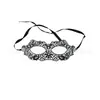 Máscara de Renda Elegante Preta Festa de Halloween Baile de Máscaras Meio Rosto Máscara para Olhos Máscara Veneziana Sexy para Mulheres