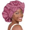 Amazon Lazo de Cinta Sade de Doble Capa Cinta Lazo Extra Grande Cuidado del Cabello Sombrero de Luna de Ala Ancha Turbante para Mujer Gorro de Noche